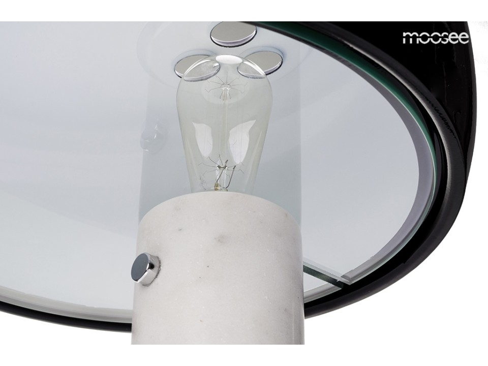 Stół MOOSEE lampa stołowa PEAK MARBLE - marmur, metal, szkło - Moosee